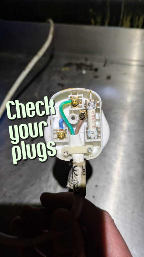 Check your plugs to see what is lurking below